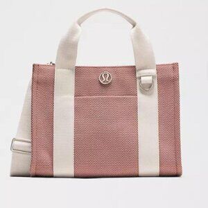 Lululemon Canvas Mini Tote Bag 4.5L Spiced Chai/Bone